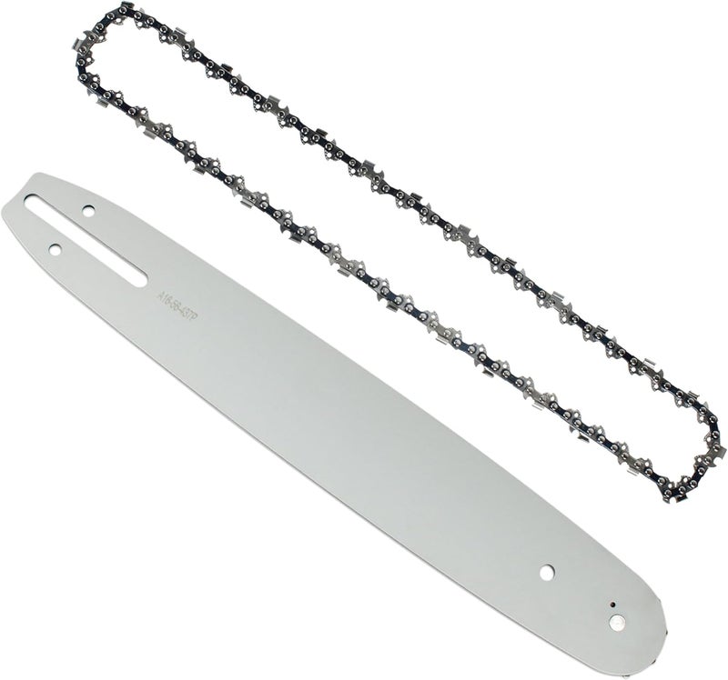 48-09-3001 Replacement 16 inch Chainsaw Bar for Milwau-kee 2727-20 M-18 Chainsaw (1 Chains + 1 Bars)